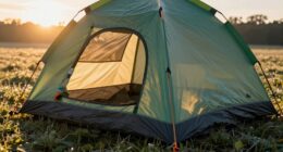 morning tent heat buildup