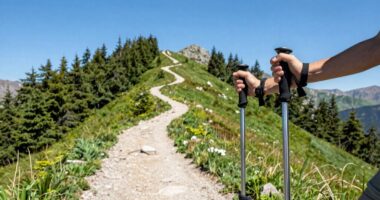 optimal hiking pole length