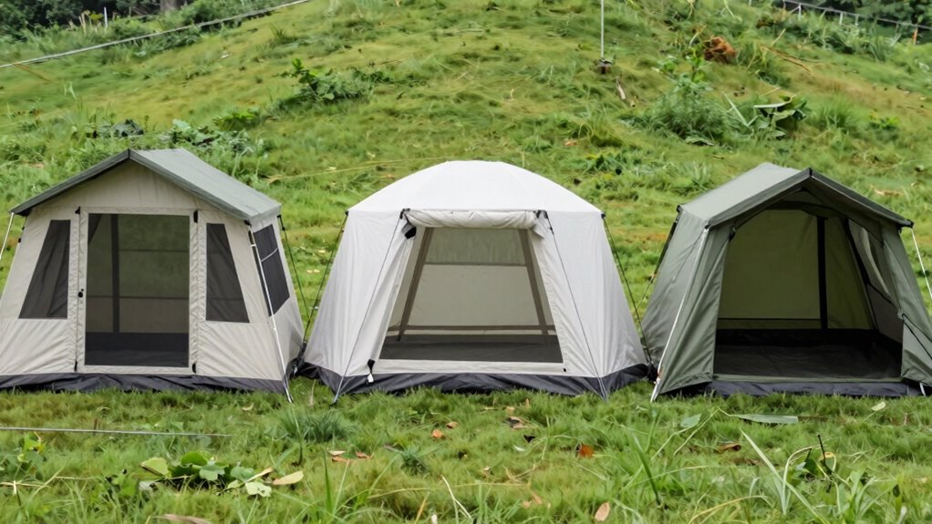 organize spacious durable family tent