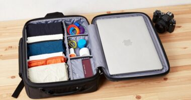 organized travel backpack features