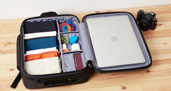 organized travel backpack features