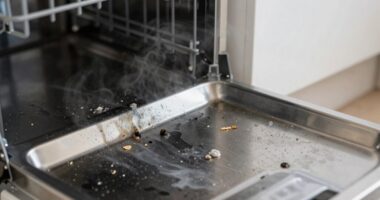 persistent dishwasher odor issues