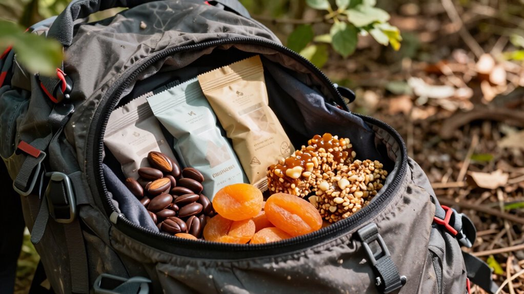 portable energy boosting trail snacks