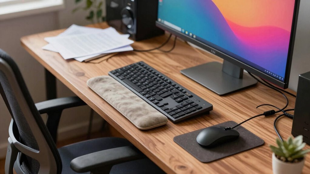 proper ergonomic workspace setup