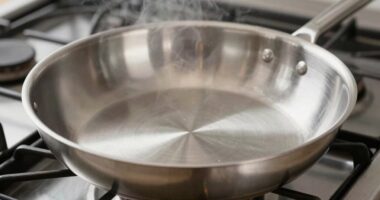 proper pan preheating technique