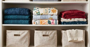 proper seasonal bedding storage