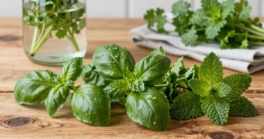 properly store fresh herbs