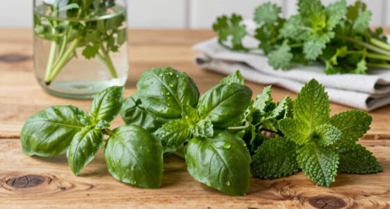 properly store fresh herbs