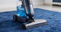 tank capacity and cleaning width