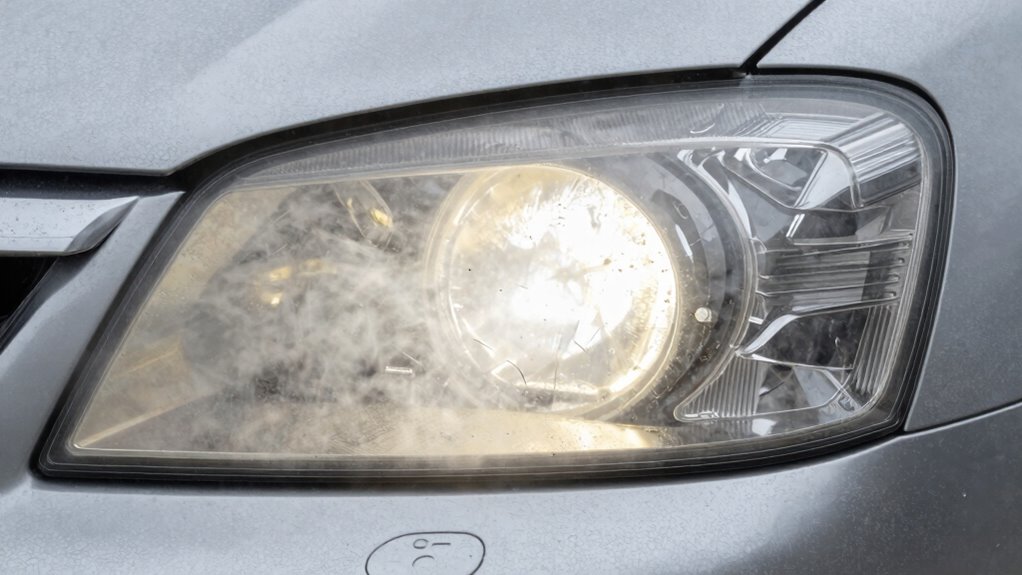 uv damage causes foggy headlights