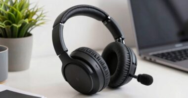 work call headphone features