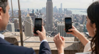 Couple On Empire State Building