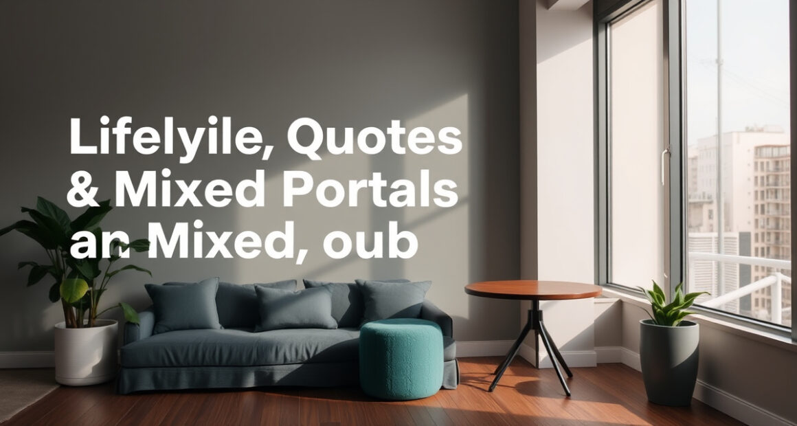 Lifestyle, Quotes & Practical Buying Guides